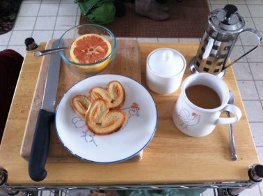 Happiness on a Saturday morning.