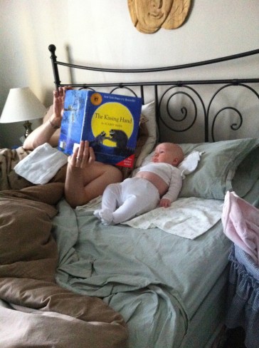 A baby is more conducive to practicing snuggles and breakfast in bed than yoga.