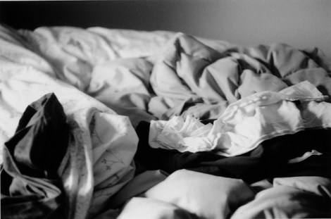 A comfy bed is so hard to leave. "Ballard // messy bed" by Ellie LoNardo on Flickr